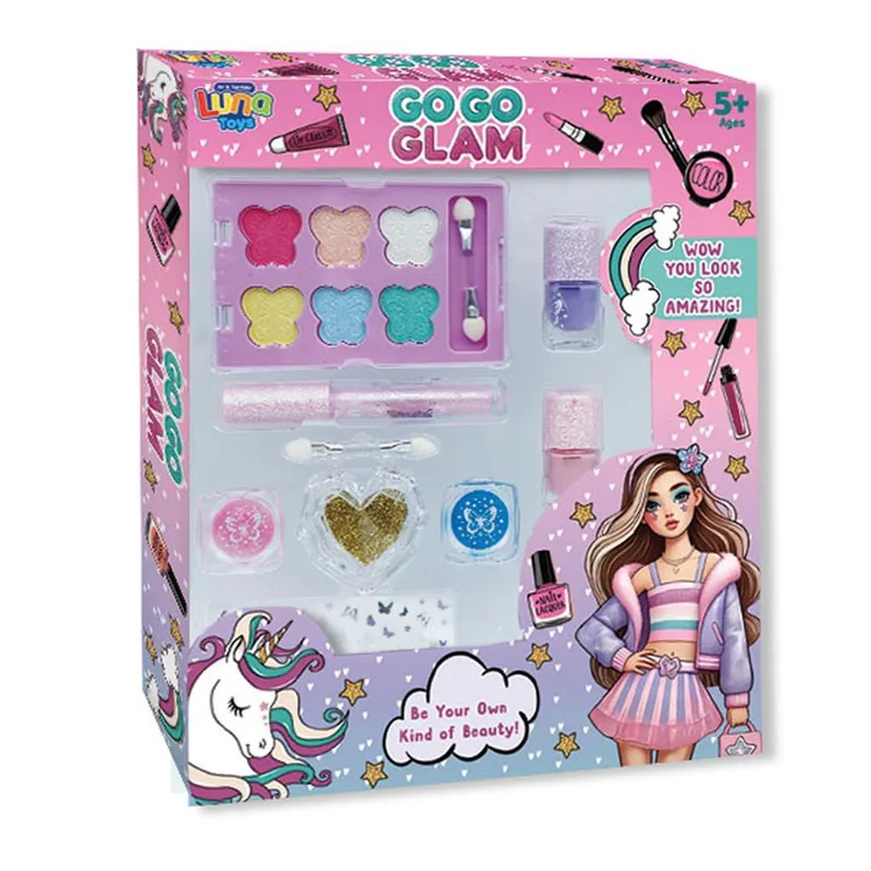 Μακιγιάζ Σετ Go Go Glam Luna Toys 15τμχ. 21,5x3,5x28,5 εκ.