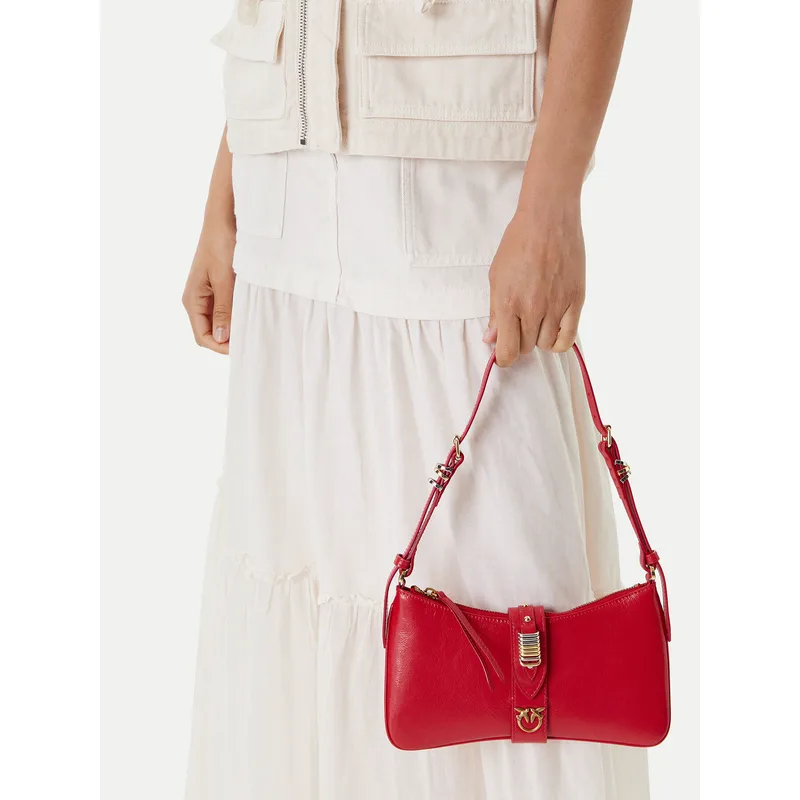 Τσάντα PINKO Arthemis Shoulder Mini AI 24-25 PLTT 103512 A29V Κόκκινο