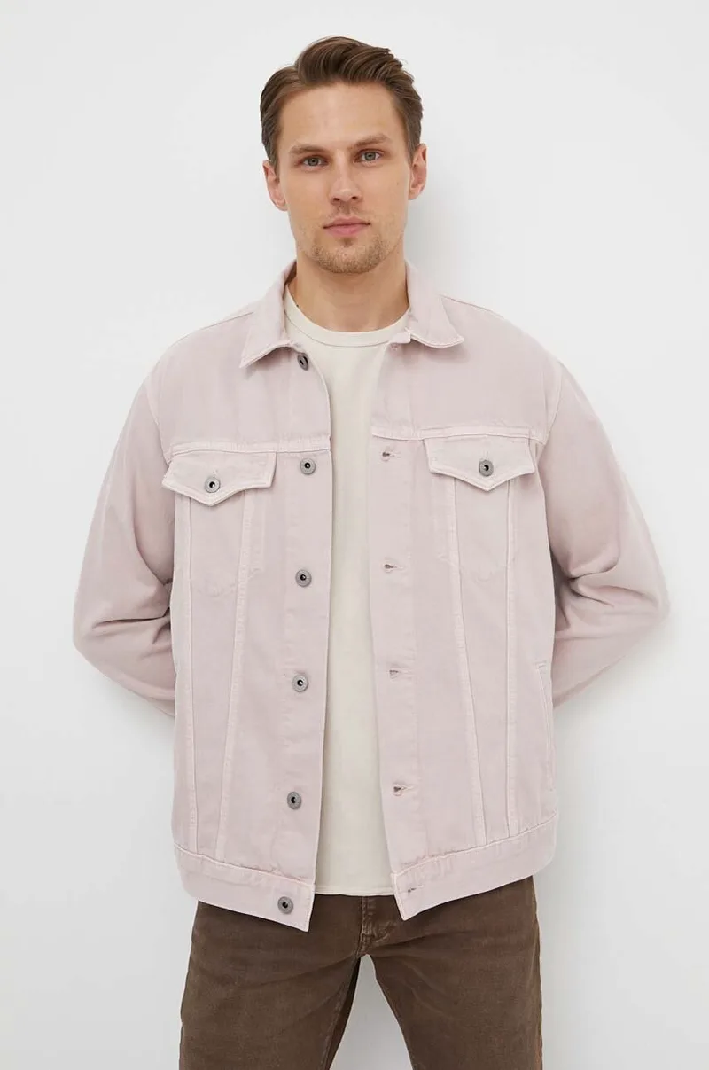 Τζιν μπουφάν Pepe Jeans PINNERS CLRD