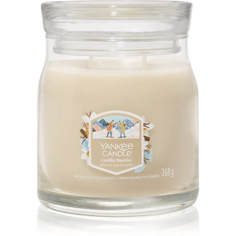 Yankee Candle Vanilla Flurries αρωματικό κερί Υπογραφή 368 γρ