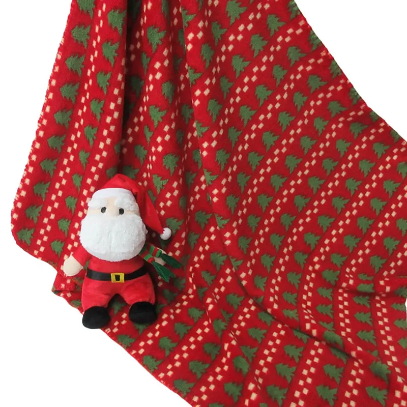 Κουβέρτα Fleece + Λούτρινο (Σετ 3 Τμχ) Αγκαλιάς Viopros 752 Κόκκινο σε κουτί δώρου