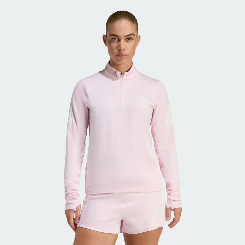 adidas W Adi365 Iconic Running 1/2 Zip Jumper (9000259834_33440)