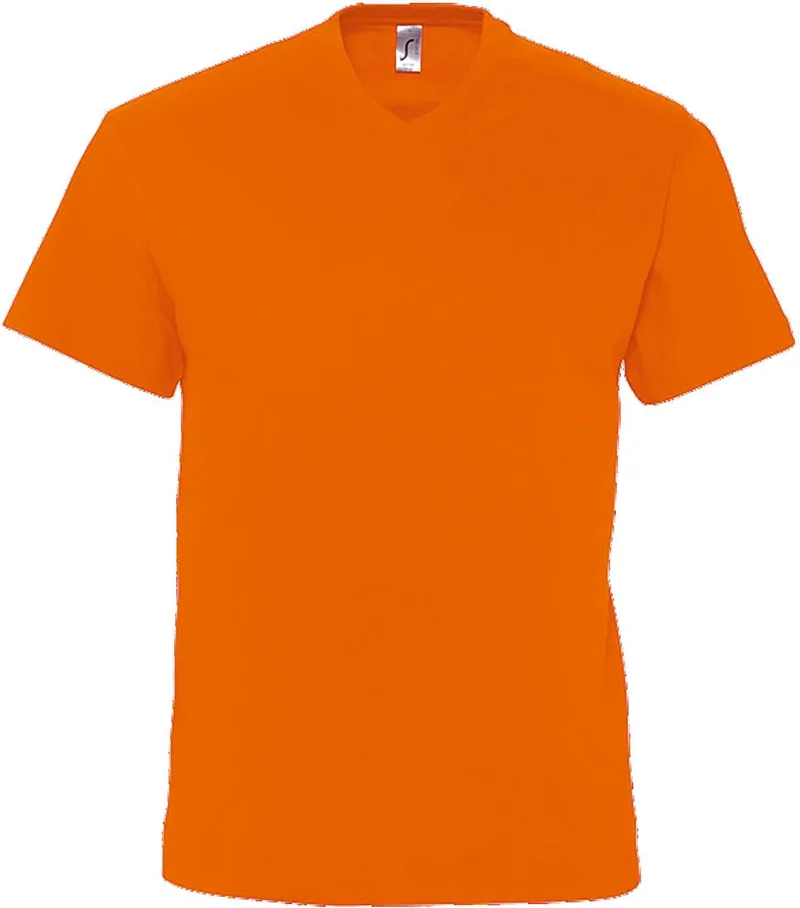 V-Neck T-Shirt Victory SOLS 11150 Πορτοκαλί