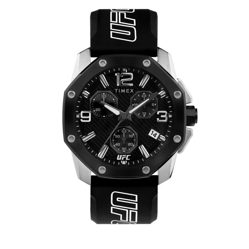 Ρολόι Timex Icon Chronograph TW2V58600 Μαύρο