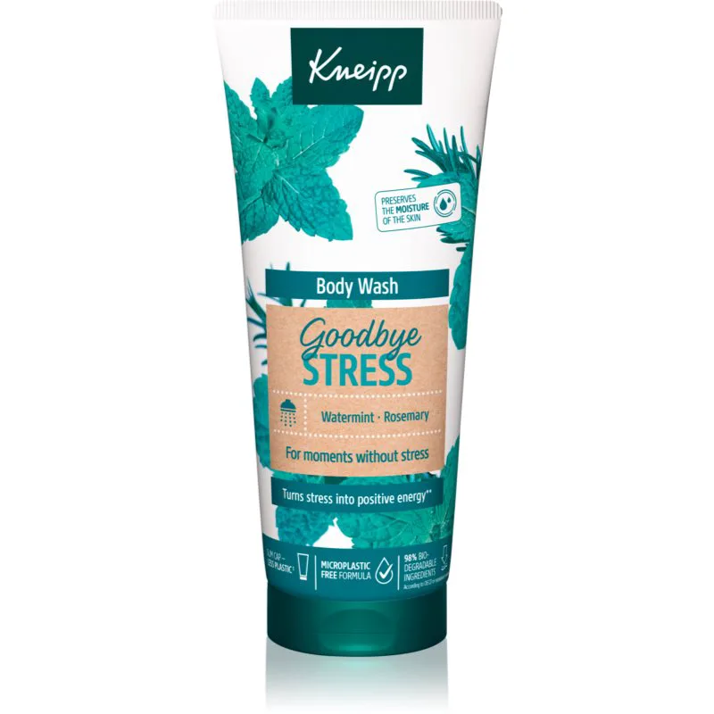 Kneipp Goodbye Stress απαλό τζελ για ντους με τονωτική δράση 200 ml
