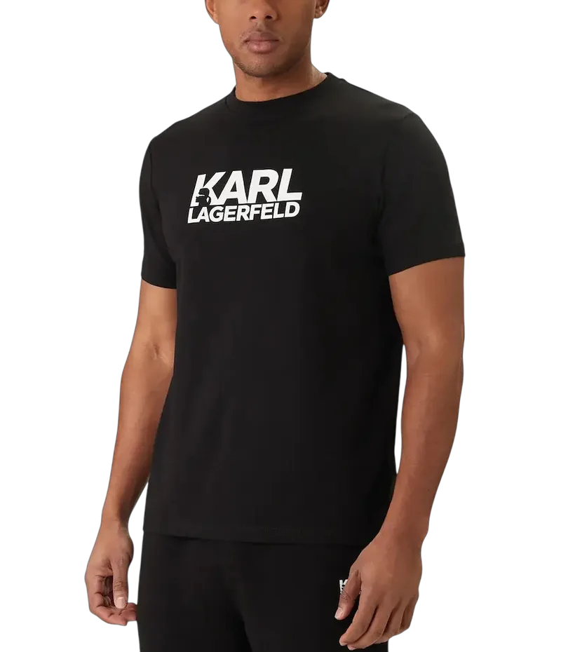 Ανδρικό T-shirt Μαύρο Karl Lagerfeld 755780 500235-990
