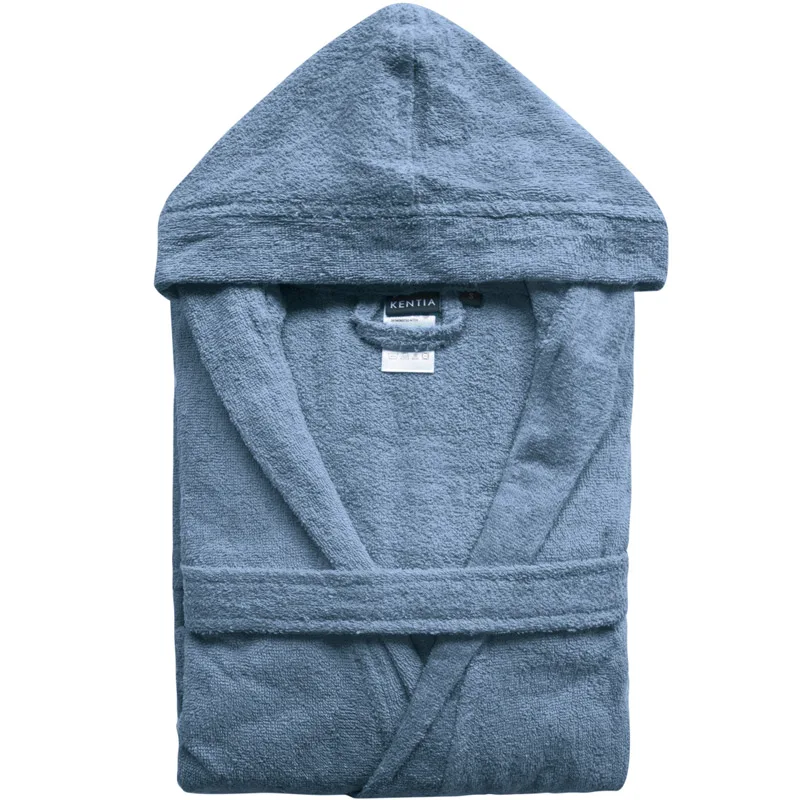 Μπουρνούζι Με Κουκούλα Kentia Riley 01 Blue - MEDIUM