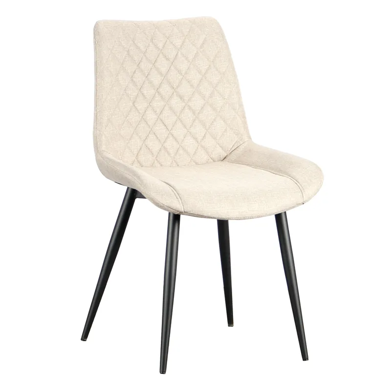 ALESIA BEIGE ΥΦΑΣΜΑ ΚΑΡΕΚΛΑ ΜΕΤΑΛΛΙΚΗ 52X59X88εκ.