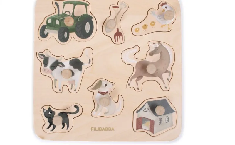 Filibabba Wooden Puzzle – Magic Farm