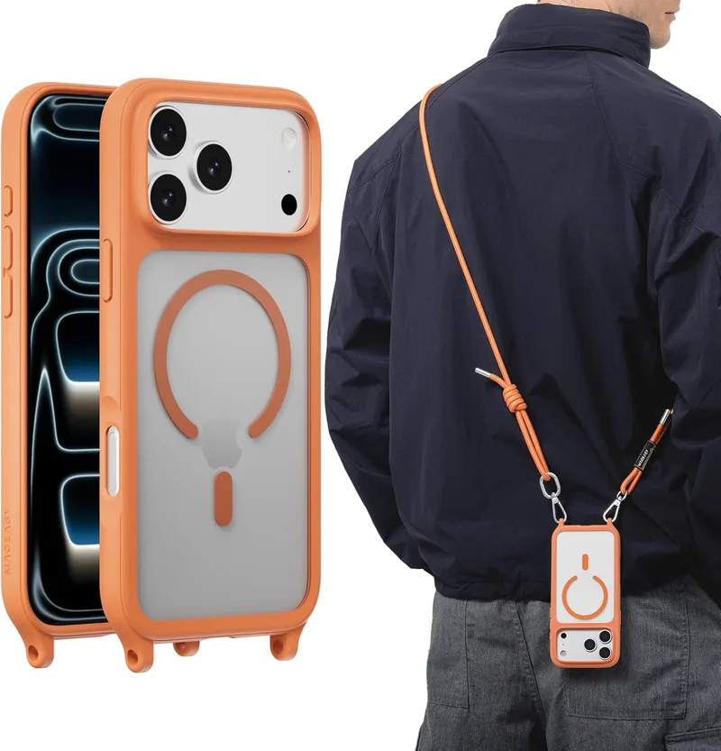 Θήκη MagEasy Roar M with Lanyard Magsafe Coral iPhone 17 Pro Max