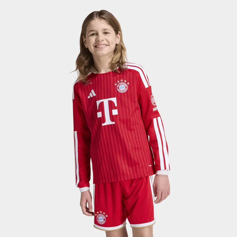 adidas K Fc Bayern 26/27 Home Jersey Kids Long Sle (9000288085_65709)