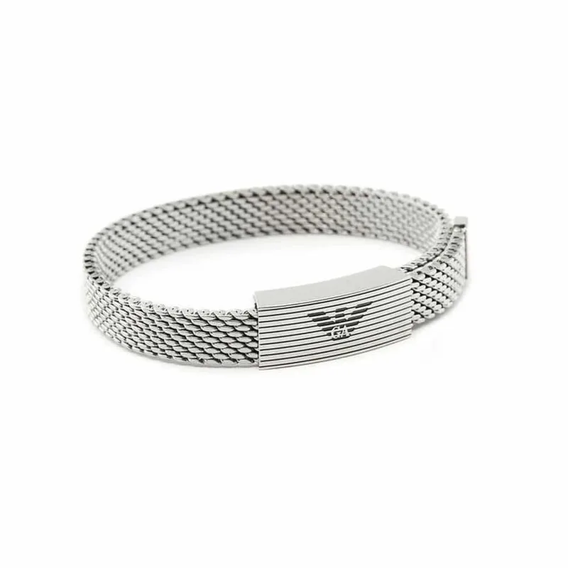 EMPORIO ARMANI Ανδρικό Βραχιόλι Από Ανοξείδωτο Ατσάλι EGS3150040