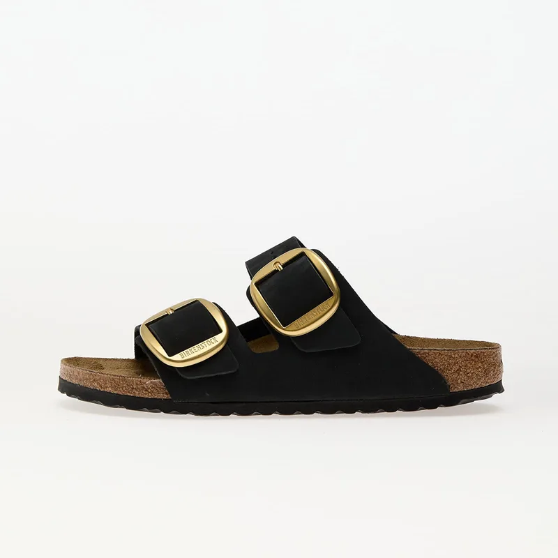 Sneakers Birkenstock Arizona Big Buckle Nubuk Leather Black EUR 39