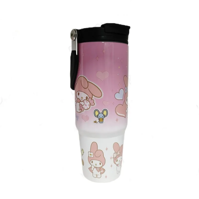 Ποτήρι Θερμός My Melody Δίχρωμο Ροζ-Λευκό 900ml