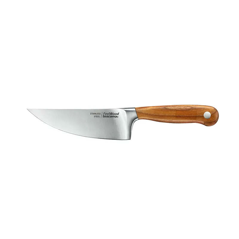 Μαχαίρι Chef από Ανοξείδωτο Ατσάλι FeelWood 18cm Tescoma