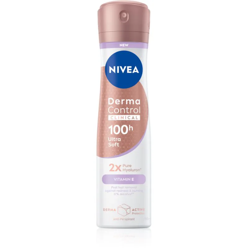 NIVEA Derma Control Clinical Ultra Soft αντιιδρωτικό σε σπρέι 150 ml