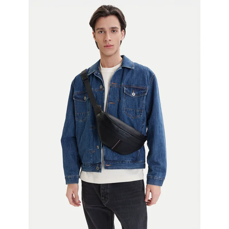 Τσαντάκι Μέσης Tommy Hilfiger Th Central Bumbag AM0AM14171 Μαύρο