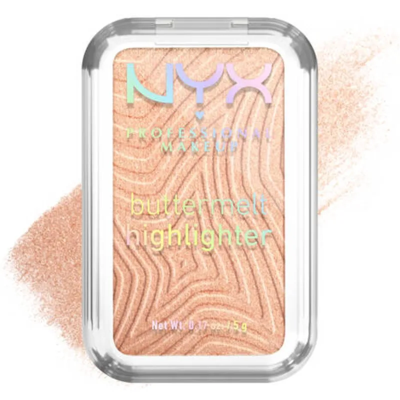 Nyx Professional Makeup Buttermelt Highlighter σε Μορφή Πούδρας με Μεταξένια Υφή 5g - 10 Glaze it Butta