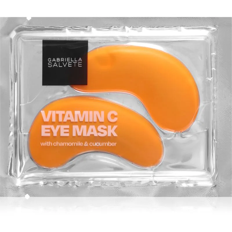 Gabriella Salvete Eye Mask Vitamin C μάσκα για τα μάτια για λαμπρότητα και ενυδάτωση 5 τμχ