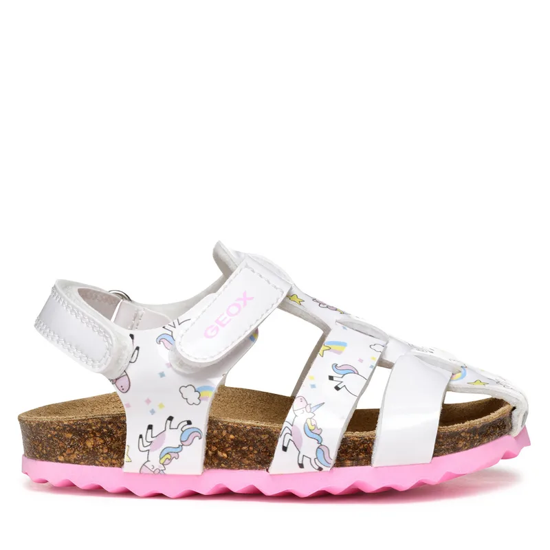 Σανδάλια Geox B Sandal Chalki B452RA 0FCHH C1000 M Λευκό