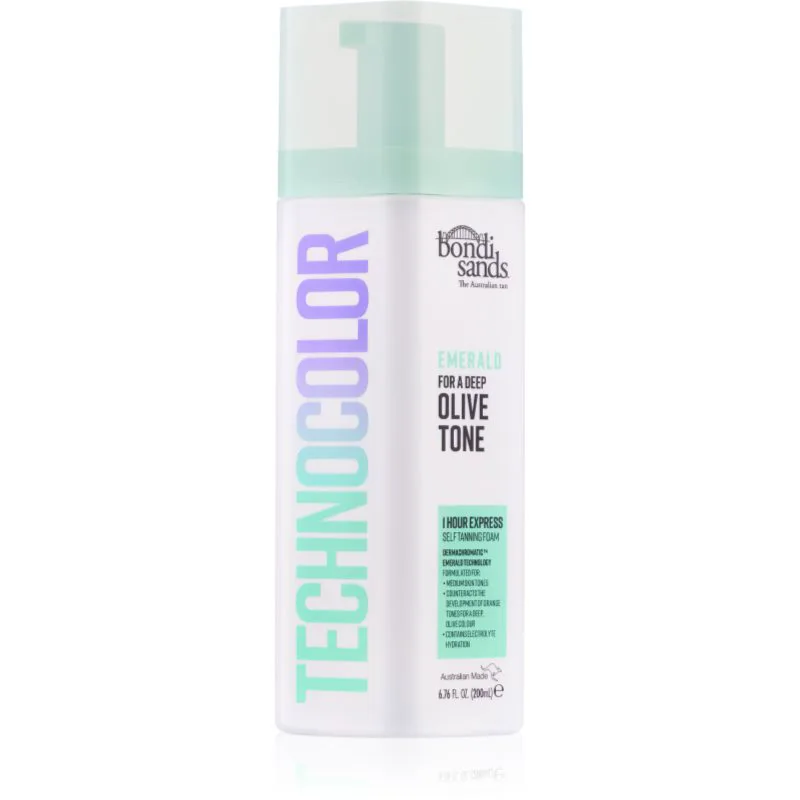 Bondi Sands Technocolor Emerald αφρός αυτομαυρίσματος απόχρωση Golden Olive Bronze 200 ml