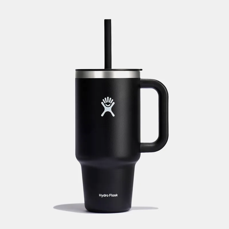 HYDRO FLASK 32 OZ (946 ml) ALL AROUND TRAVEL TUMBLER ΜΑΥΡΟ