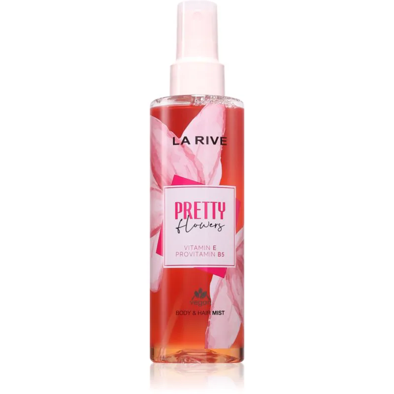 La Rive Pretty Flowers Body & Hair Mist Αρωματικό σπρέι σώματος και μαλλιών για γυναίκες 200 ml