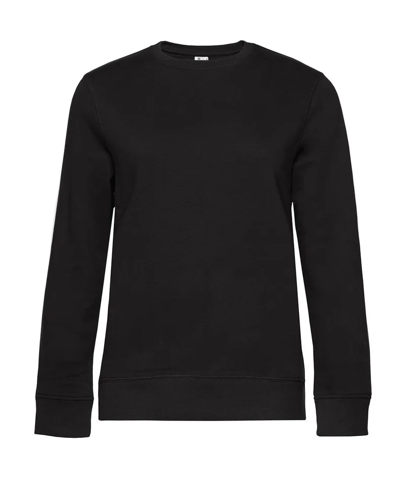 Γυναικείο Φούτερ WW01Q B & C Queen Crewneck Black Pure