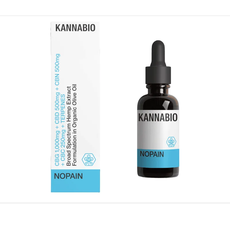 Kannabio NOPAIN CBD+CBG+CBN+CBC+Τερπένια (2,250mg/10ml)