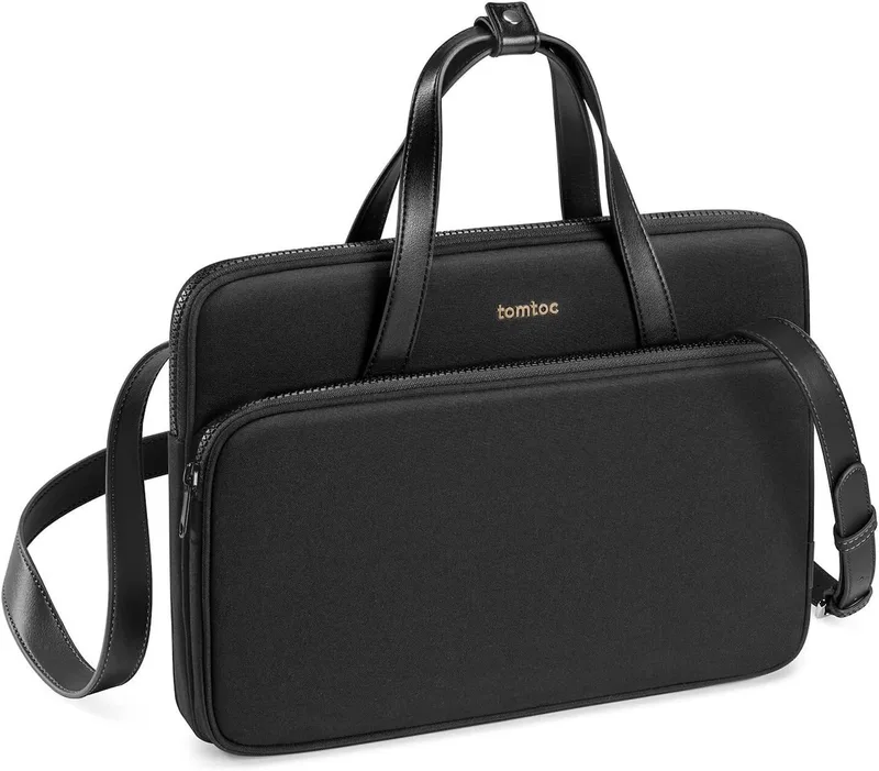 Tomtoc The Her H22 Lady Premium Shoulder Bag - Θήκη / Τσάντα Μεταφοράς για Laptοp έως 14" - Black (H22C1D1)