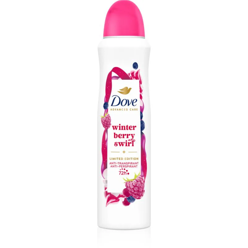 Dove Advanced Care Winter Berry αποσμητικό σπρέι Περιορισμένη έκδοση 150 ml
