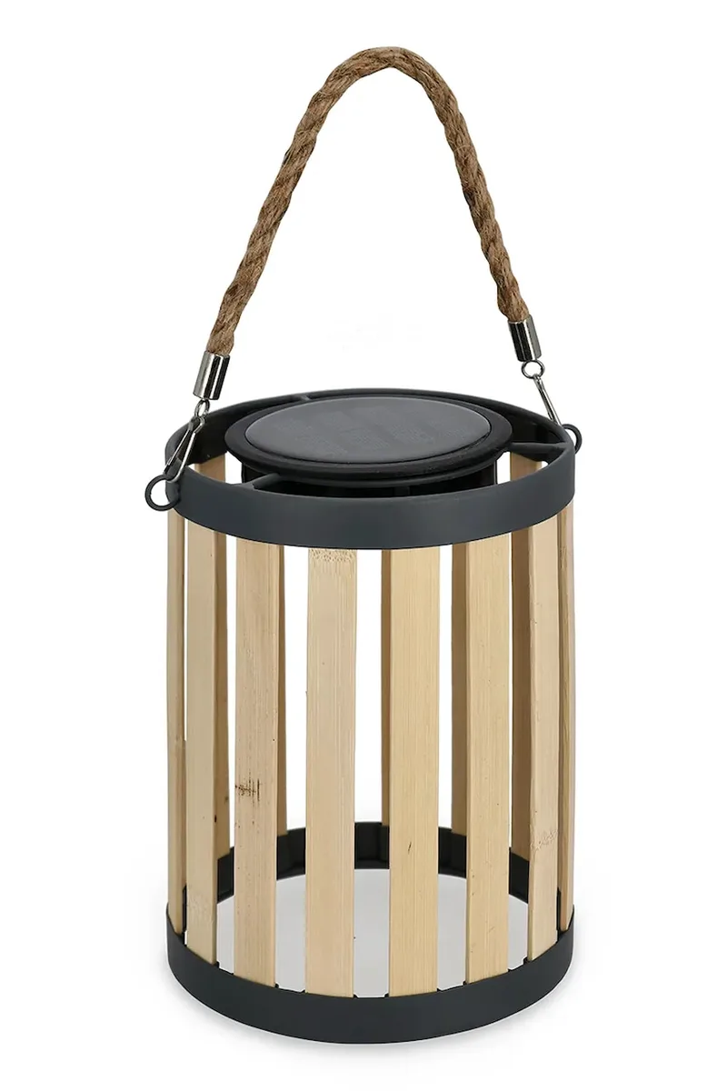 Led ηλιακό φανάρι Bizzotto Arvel 31 cm