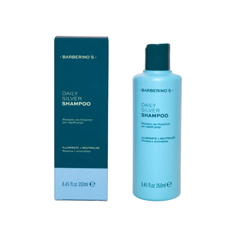 ΑΝΔΡΙΚΟ ΚΑΘΑΡΙΣΤΙΚΟ ΣΑΜΠΟΥΑΝ BARBERINO'S DAILY SILVER 250ML