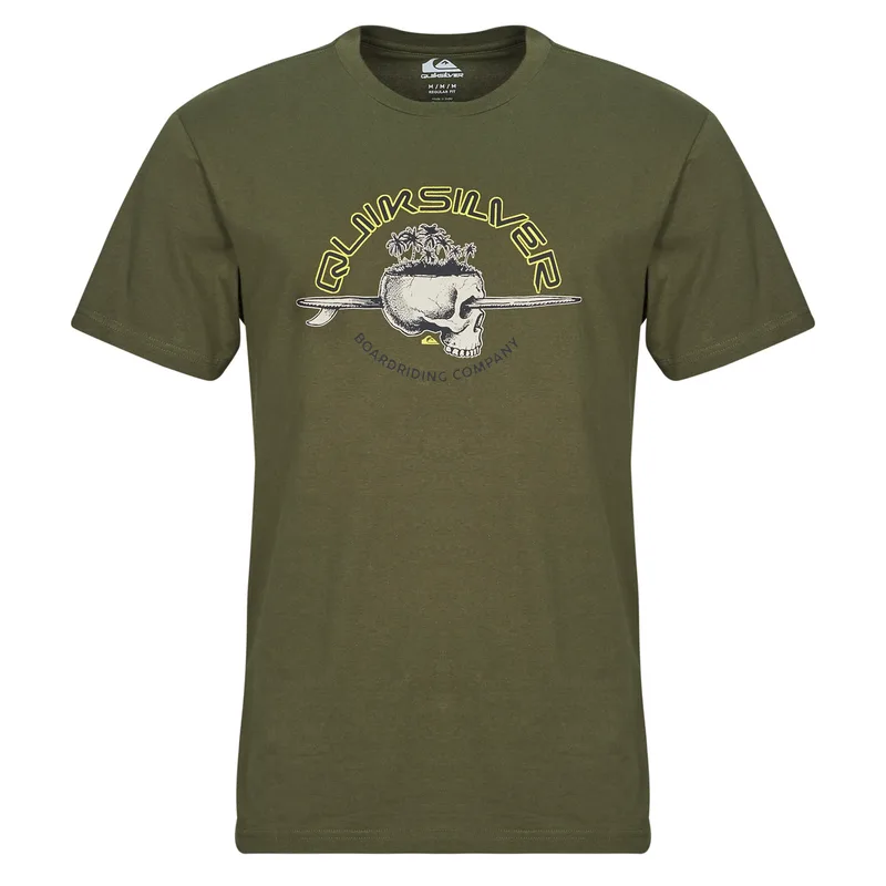 T-shirt με κοντά μανίκια Quiksilver SKULL LINES SS