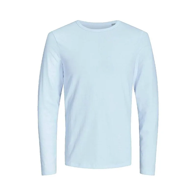 Μπλουζάκια με μακριά μανίκια Jack & Jones T-shirt manches longues Jack Jones Basics blanc