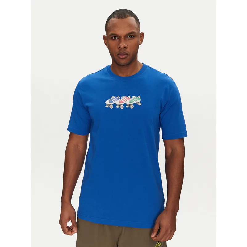 adidas T-Shirt Roller JP2665 Μπλε Regular Fit