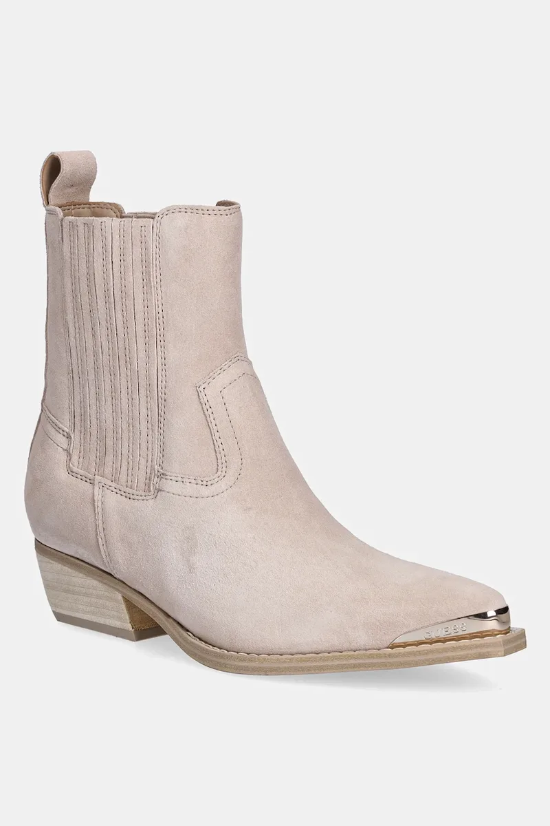 Καουμπόικες μπότες σουέτ Guess LANNA2