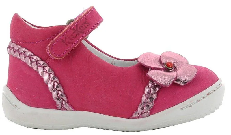 ΜΠΑΡΕΤΕΣ KICKERS GAELLANE 551630 ΦΟΥΞΙΑ-ΡΟΖ ΜΕΤΑΛΛΙΖΕ (EU:19)