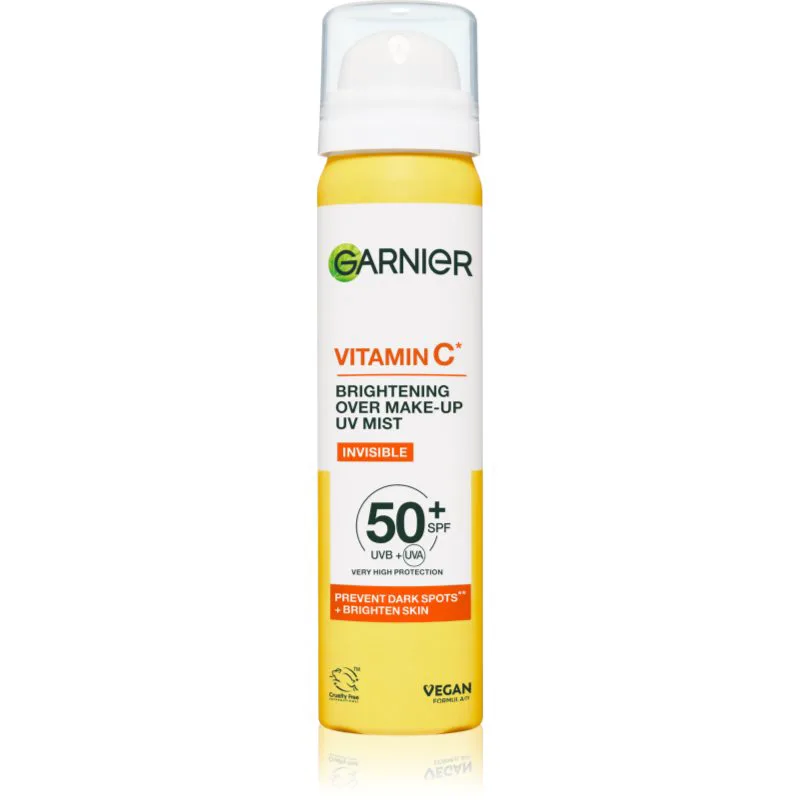Garnier Vitamin C ομίχλη προσώπου (λαμπρυντικό) SPF 50+ 75 ml