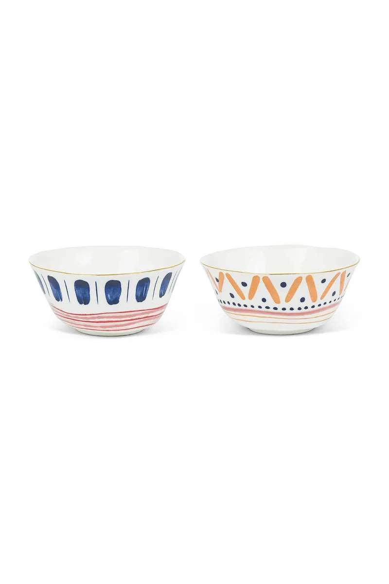 Coincasa πορσελάνινο μπολ με σχέδιο 16 cm - 007459772 Πολύχρωμο
