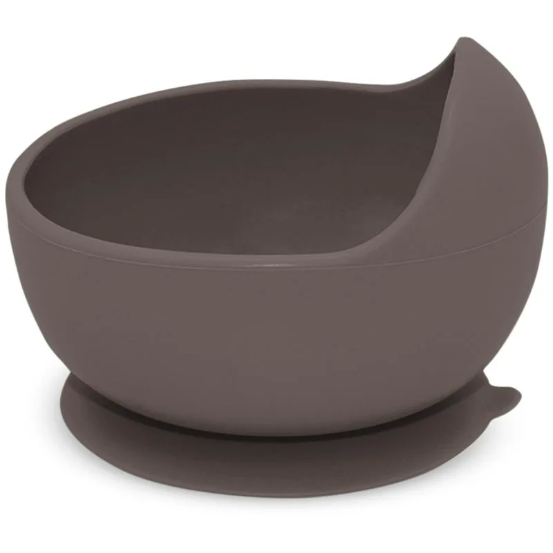 Petite&Mars Take&Match Silicone Bowl μπολ με βεντούζα Bitter Cocoa 6m+ 1 τμχ