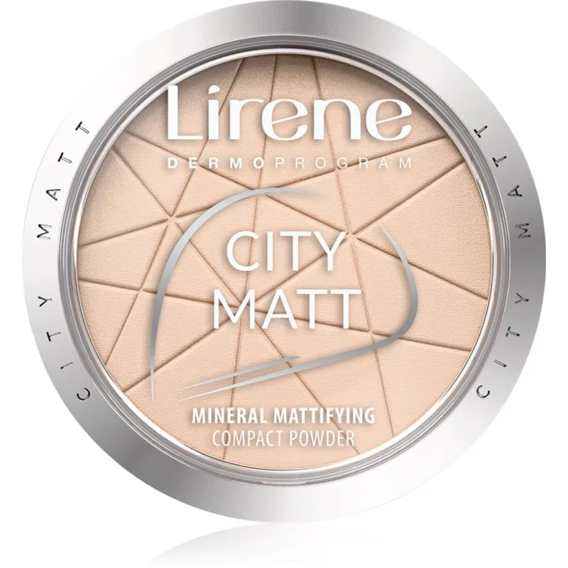 Lirene City Matt ματ πούδρα απόχρωση 01 Transparent 9 γρ