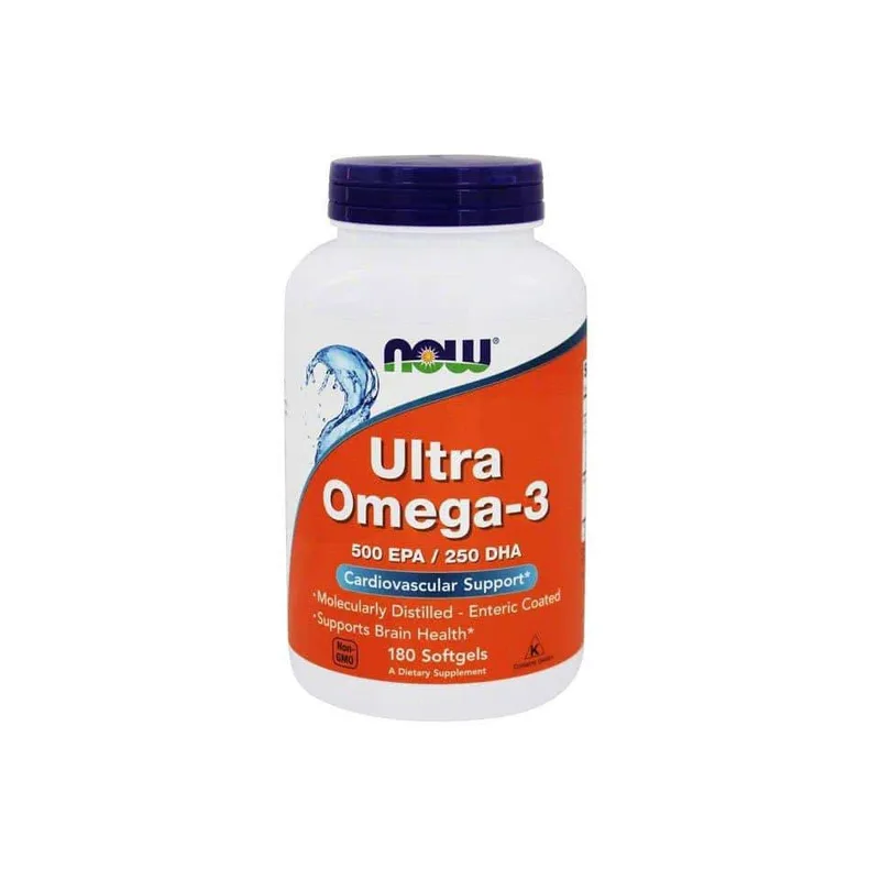 NOW Ultra omega-3 500EPA/250DHA -Ωμέγα 3 180 softgels