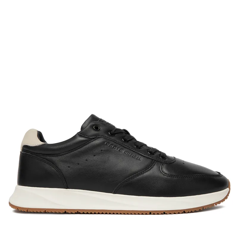 Αθλητικά Tommy Hilfiger Newport Lth FM0FM05871 Μαύρο