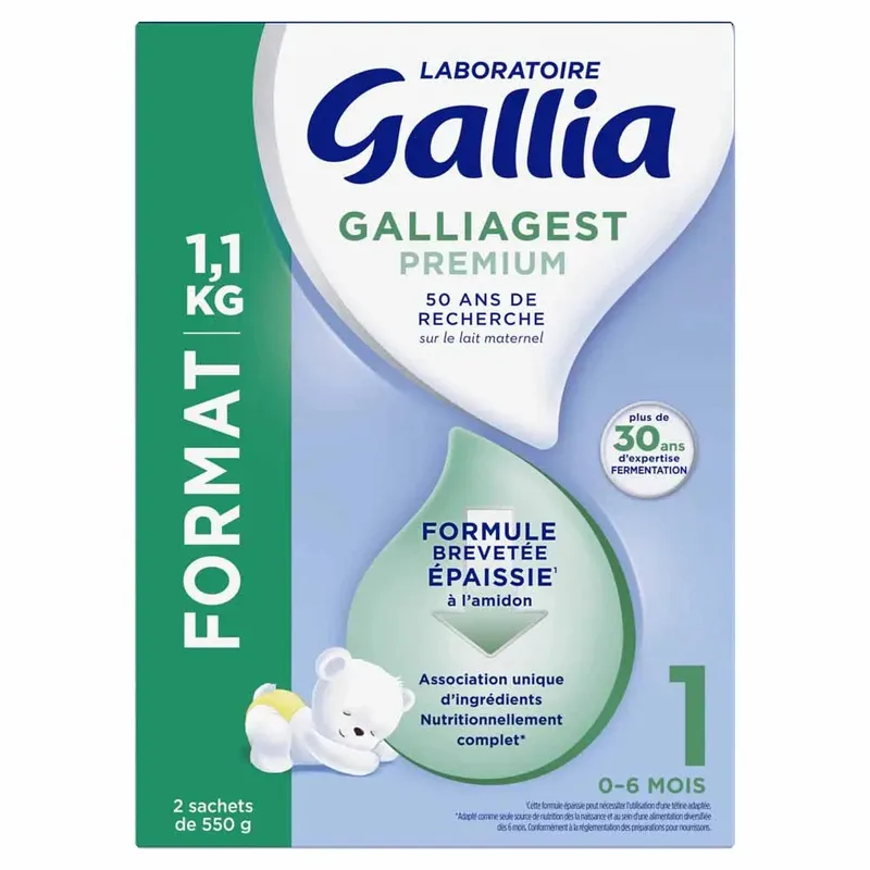 Gallia Galliagest Premium powdered milk 1 from 0 months 1,1 kg
