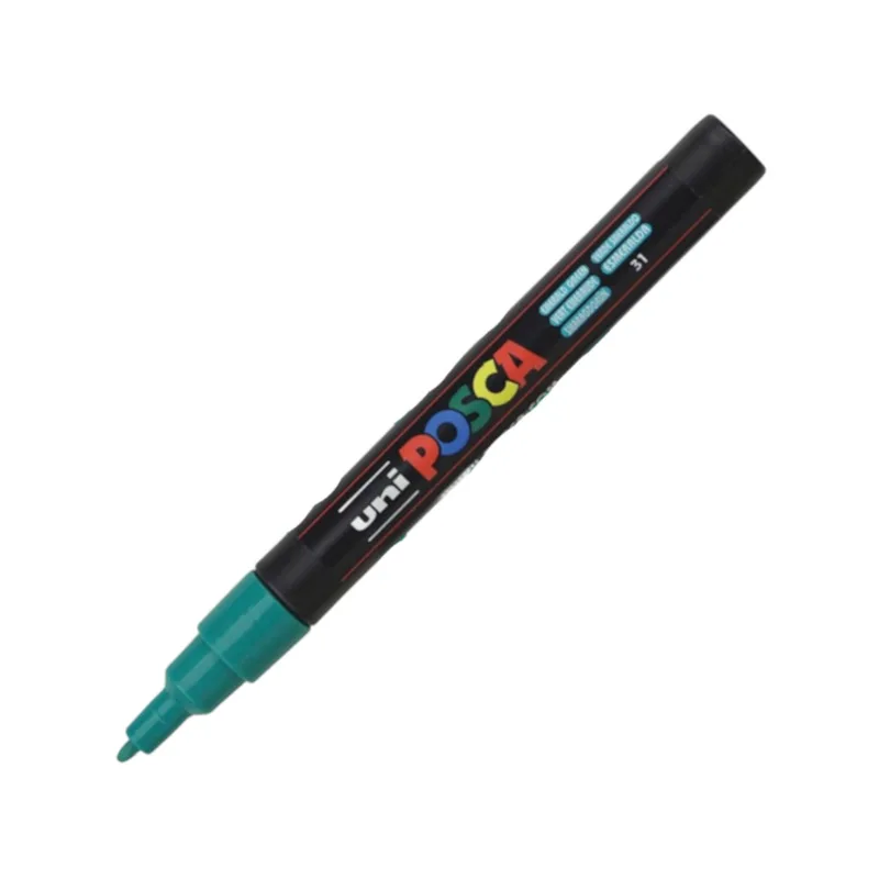 Μαρκαδόρος Posca Fine PC-3M Emerald Green 1.3mm Uni-Ball