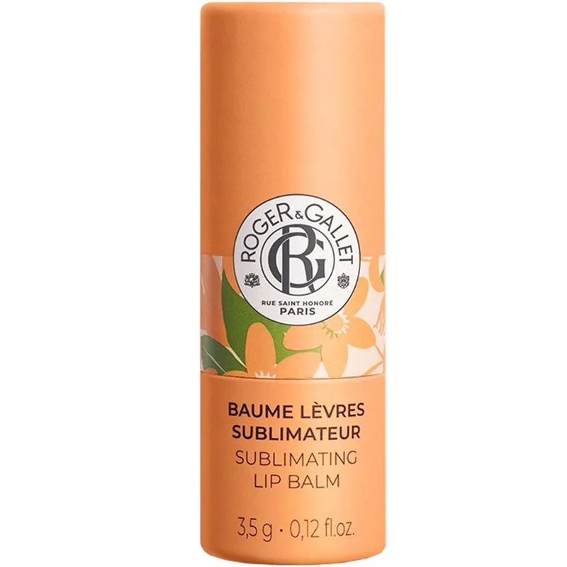 Roger & Gallet Sublimating Lip Balm Θρεπτικό Lip Balm για Διακριτικό Λαμπερό Φινίρισμα & Ενισχυμένο Φυσικό Χρώμα με Άρωμα Άνθος Πορτοκαλιού 3,5g - Neroli