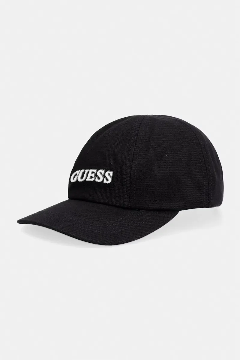 Guess Καπέλο με γείσο γυναικείο βαμβάκι GABARDINE