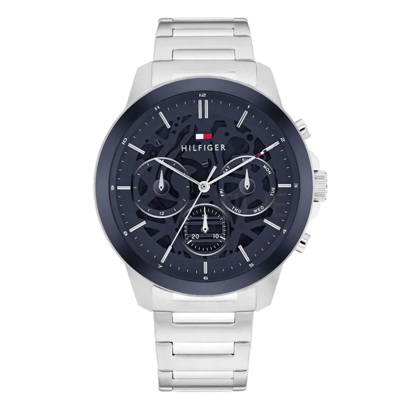 TOMMY HILFIGER Henry Multifunction Silver Stainless Steel Bracelet 1710684