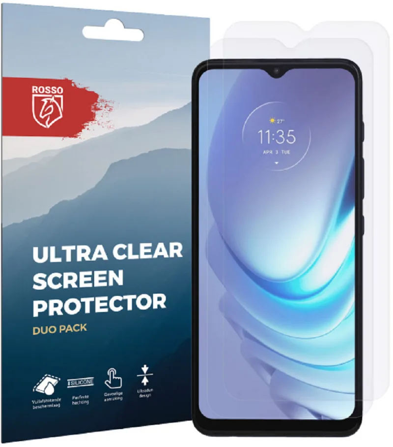 Κόκκινο Ultra Clear Screen Protector - Μεμβράνη Προστασίας Οθόνης - Motorola Moto G50 4G - 2 Τεμάχια (8719246343476)